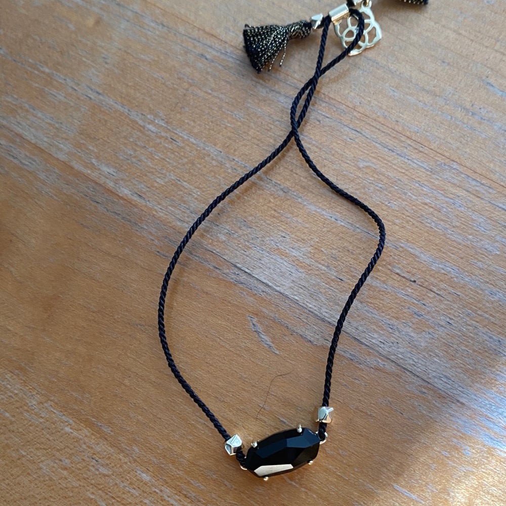 Kendra Scott Everlyne Friendship Bracelet Gold/Black One Size - Picture 4 of 11